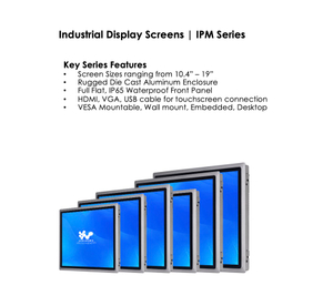 &Eacute;crans d'affichage industriels | S&eacute;rie IPM