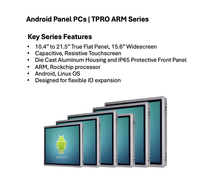 Panelov&eacute; poč&iacute;tače Android | Řada TPRO ARM
