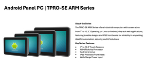 Панэльныя ПК Android | Серыя TPRO-SE ARM