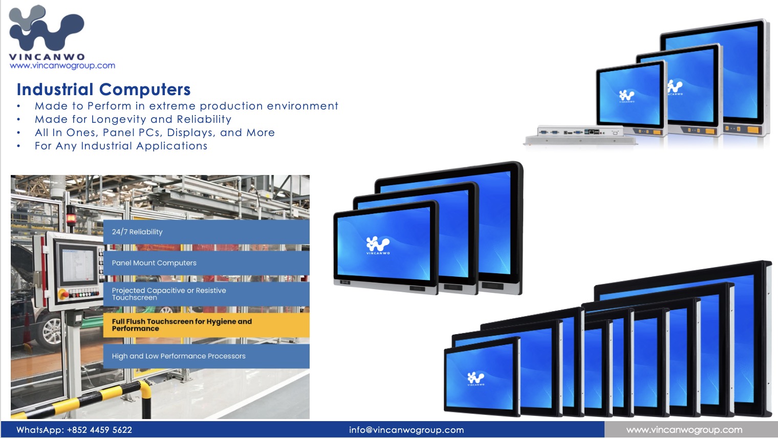 De industri&euml;le computers van Vincanwo Group zijn gebouwd om te presteren waar anderen dat niet doen