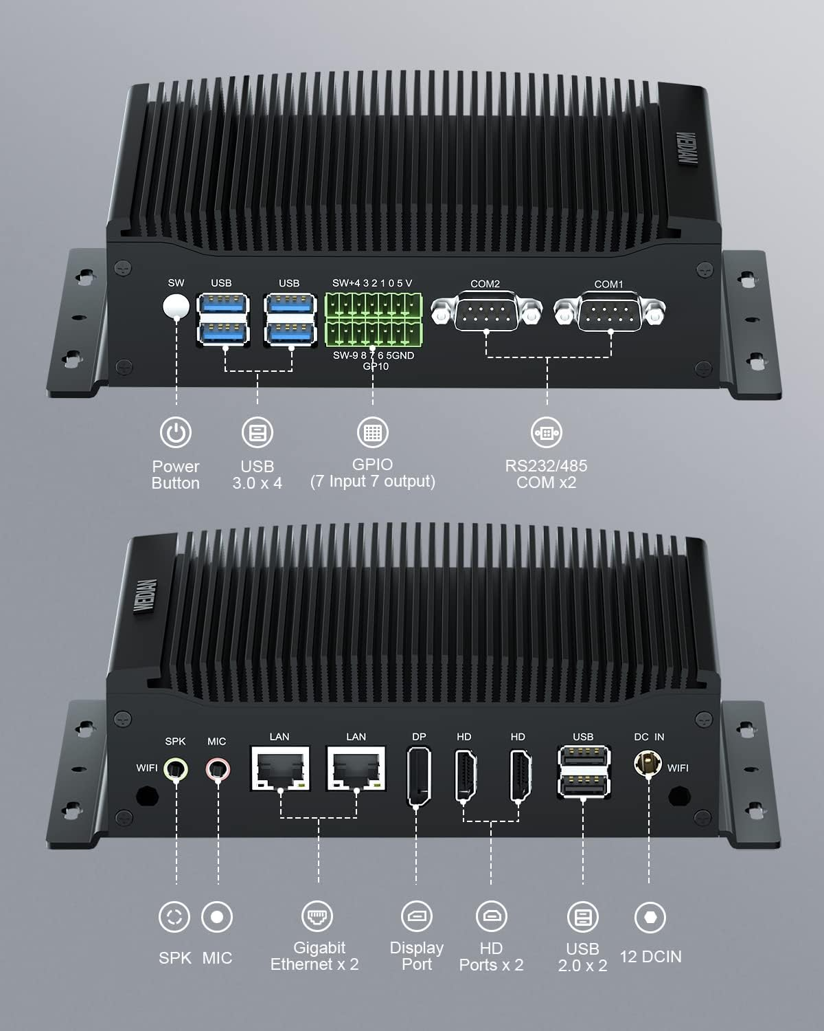 Priemyseln&eacute; mini PC bez ventil&aacute;tora | CB-6143