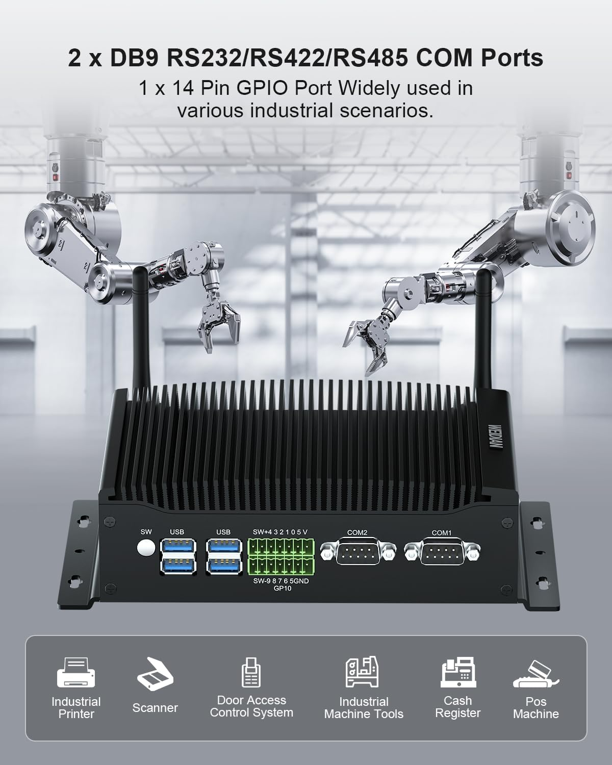 Priemyseln&eacute; mini PC bez ventil&aacute;tora | CB-6143
